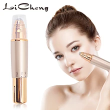 LiCheng мини устройство для массажа глаз Ручка Тип Электрический массажер для глаз маска для лица Вибрация тонкое лицо волшебная палочка анти мешок и морщинка