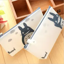 Kawaii Totoro translucent PU Pencil Case Storage Organizer Pen Bags Pouch Pencil Bag Pencilcase School Supply Stationery Kawaii Totoro translucent PU Pencil Case Storage Organizer Pen Bags Pouch Pencil Bag Pencilcase School Supply Stationery