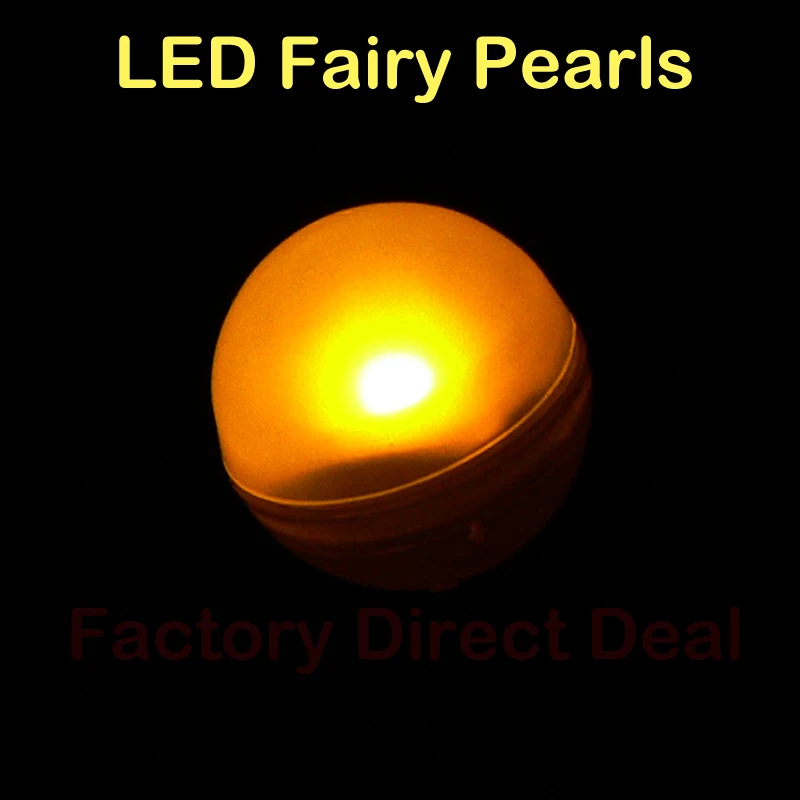 

120pcs/lot Fairy Pearl Battery Operated Mini Waterproof Submersible Lights for Party Wedding Decor/LED Underwater Fairy lights