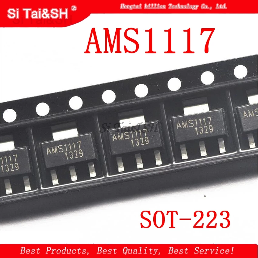 (10 шт.) оригинальный чипсет AMS1117 3 В 1A SOT 223|Интегральные схемы| |