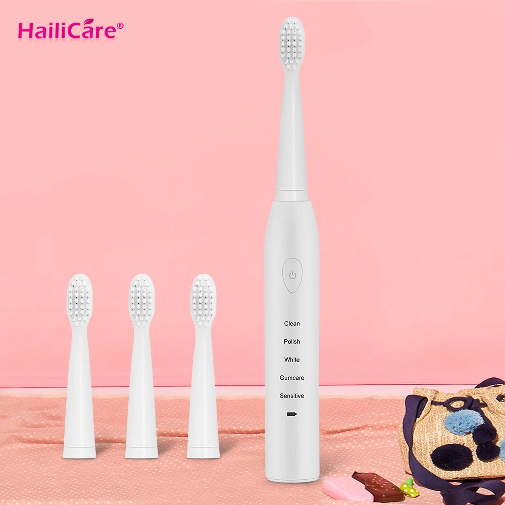 5 Level Electric Toothbrush Rechargeable Ultrasonic Vibration Teeth