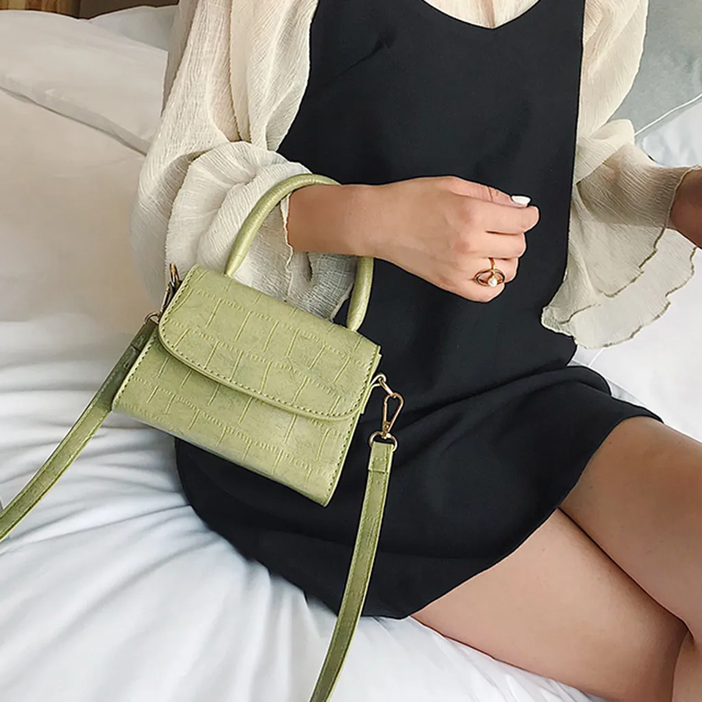 Сумки через плечо с крокодиловым узором для женщин маленькая дамская сумка из искусственной кожи Сумочка брендовая дизайнерская вечерняя сумка
