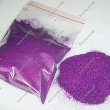 50 г/пакет x 1/25"(0,1 мм) голографический Лазер Фиолетовый Цвет Сияющий тонкий блеск для ногтей порошок для DIY Nail Art& блестки для рукоделия