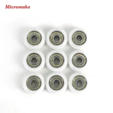 Micromake 3D Printer Parts 9 pcs / lot DIY Pulley Wheel Plastic Pulley Wheel Driven Wheel