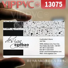 13075 дизайн и печать визиток-матовые лица полупрозрачные карты 0,36 мм толщина