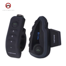 Motorcycle Bluetooth Helmet Intercom V8 Remote Control 5 Riders BT Interphone Headset With FM Waterproof Intercom 1200m