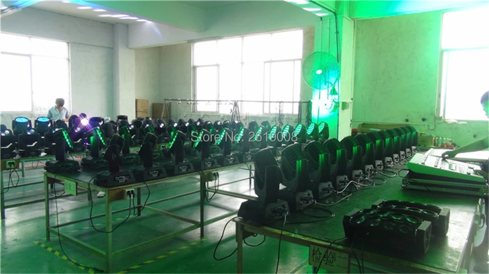 Pçs e lote com Flightcase Luz de Palco 4 108x3 w Rgbw Led Wash Moving Head Light Led Iluminação Stage Washer Dmx dj Stage Iluminação 108x3 w 21 4 pçslote com flightcase 108X3 W RGBW