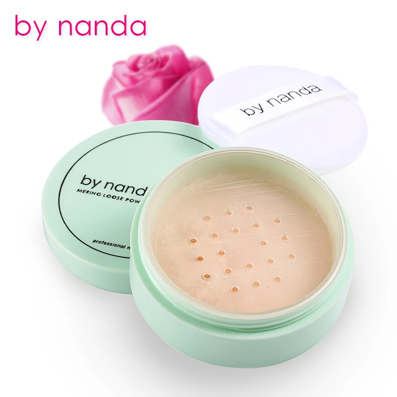 

Smooth Face Loose Powder Waterproof Cosmetic Pressed Powder Oil-control Brighten Face Finish Setting With Puff