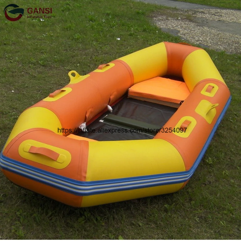 

Portable PVC fishing boat inflatable drifting boat inflatable rowing drift boat for sale