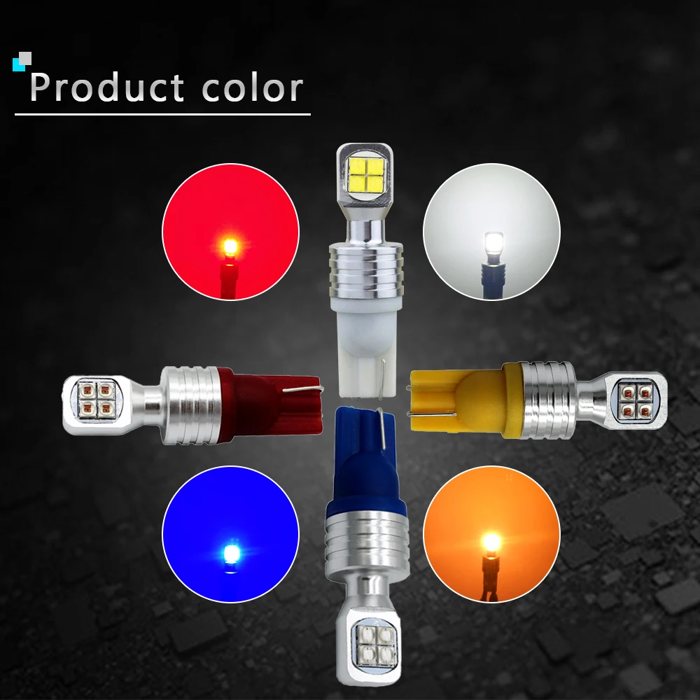 4 шт. 12В W5W 194 T10 2525 8SMD неполярный индикатор боковой очистки двери автомобиля лампы
