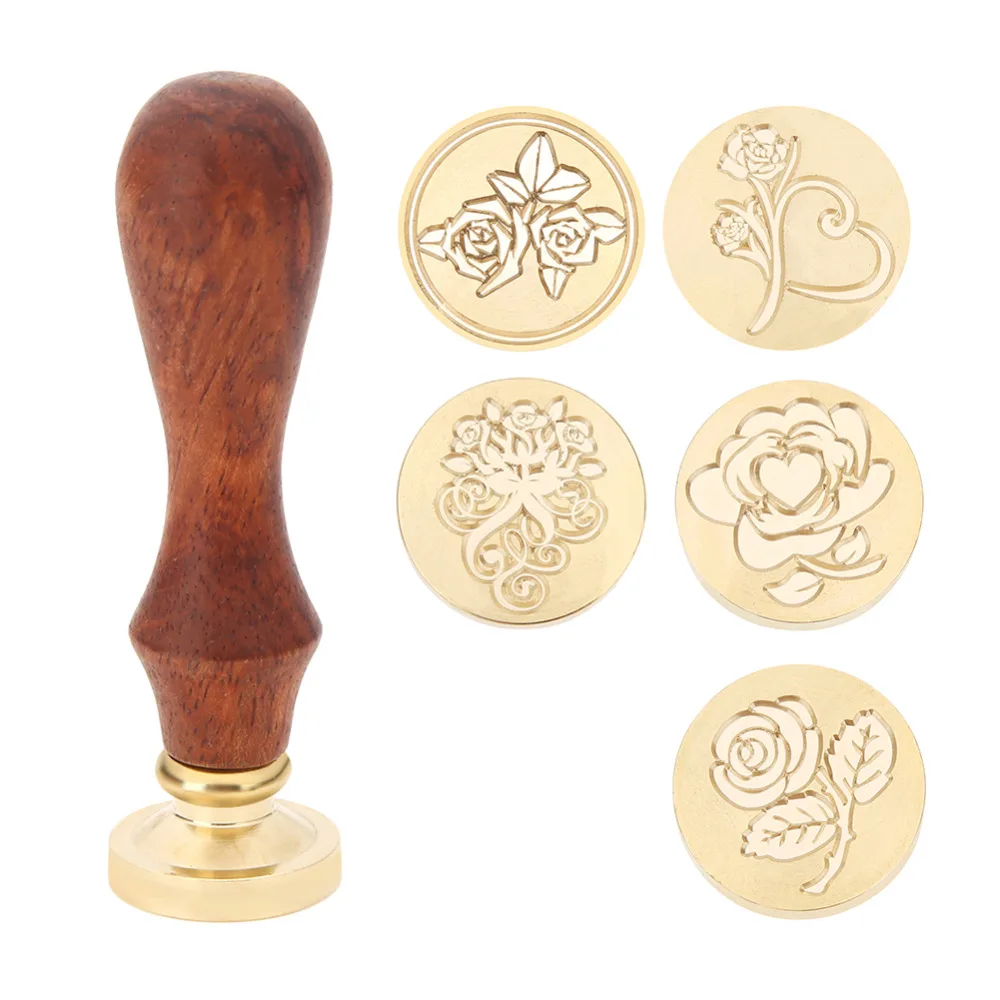 

Antique Metal Sealing Wax Stamps for DIY Envelop Decoration Wedding Invitations Sealing Stamp Craft