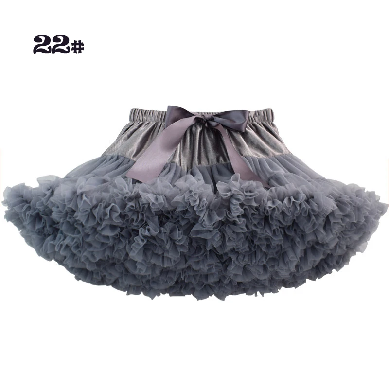 Qualidade do Bebê Saias de Balé para Festa Alta Meninas Tutu Saia Pettiskirt Camada Fofo Crianças Dança Princesa Menina Tule Miniskirt 8 pettiskirt camada fofo crianças saias de balé