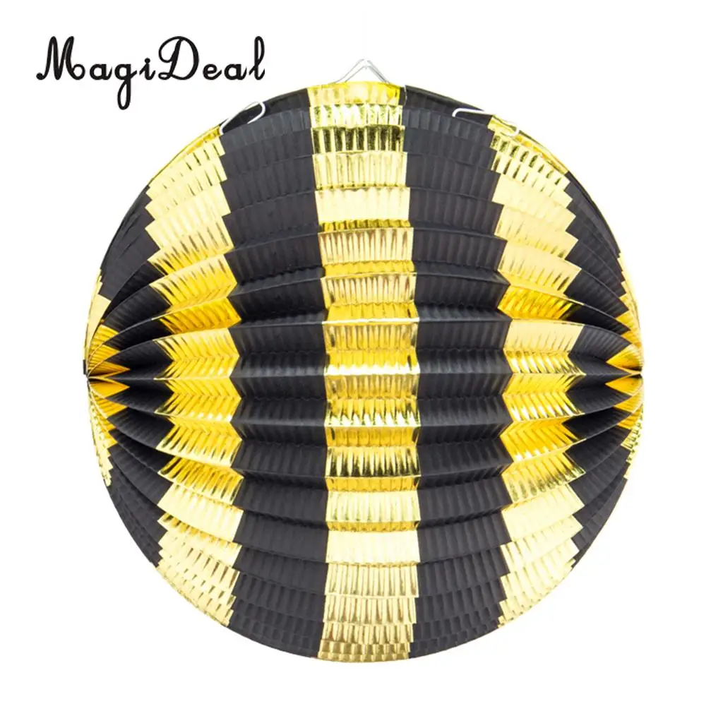 MagiDeal Pack of 3 Round Paper Lanterns for Birthday Bridal Wedding Baby Shower Party Decor Party Holiday DIY Decoration