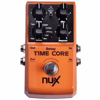 

NUX Time Core Delay Guitar Effect Pedal 7 professional delay models 40 seconds looper tail function tone locked