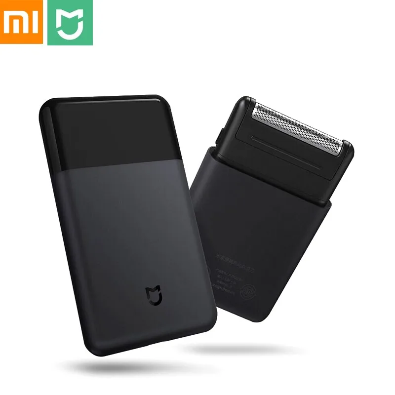 

Xiaomi Mijia Electric Shaver Razor Mini Portable Shaver Japan Steel Cutter Head Metal Body USB Type-C Big Battery Face Shaving