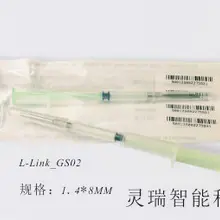 20 шт. набор RFID животных Pet Id микрочип 134,2 кГц Шприц со стеклянными бирками 1,4 мм* 8 мм