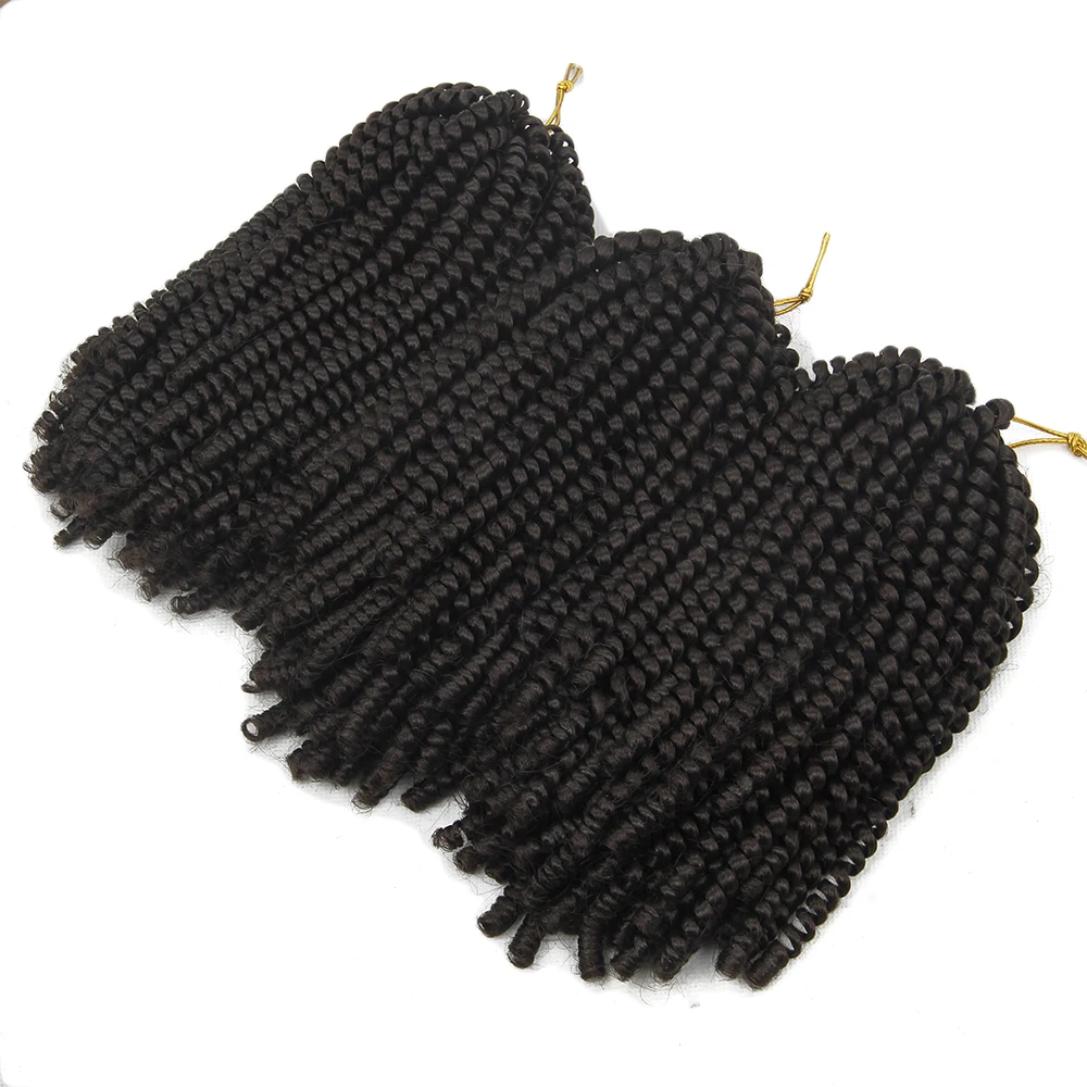 Curly Crochet hair Braid synthetic Ombre Braiding Hair Spring Twist Crochet Braids nubian twist