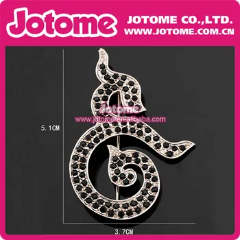 

100pcs/lot Wholesale Thailand King Mourning Black Crystal Silver-plated Rhinestone 9th Brooch Pin For Funeral Memoial