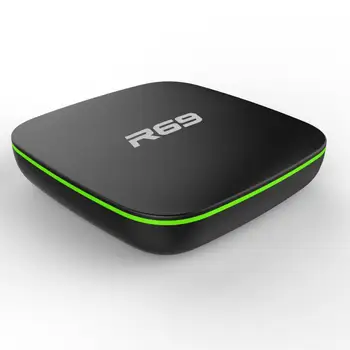 

R69 Allwinner H3 Quad Core Android 7.1 Smart TV Box with 2.4G wifi 1080P HD set top box Support 3D movie Media player