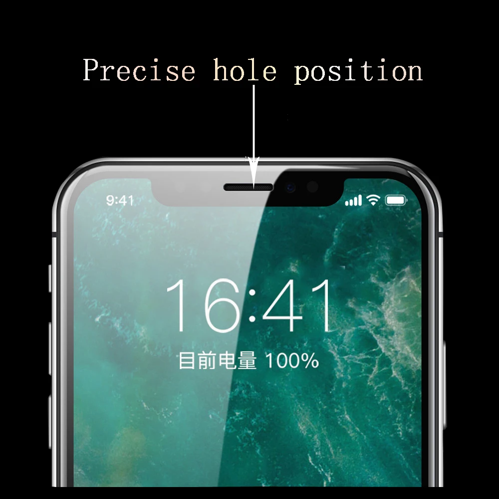 Закаленное стекло 9H для iph 7/7 plus/8/8 plus/XS Max/XR Защитная пленка экрана высокого