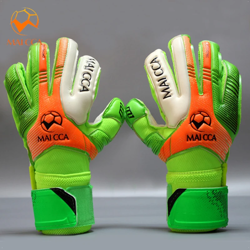 

Kids Men Soccer Goalie Professional Football Goalkeeper Gloves With Finger Protection
