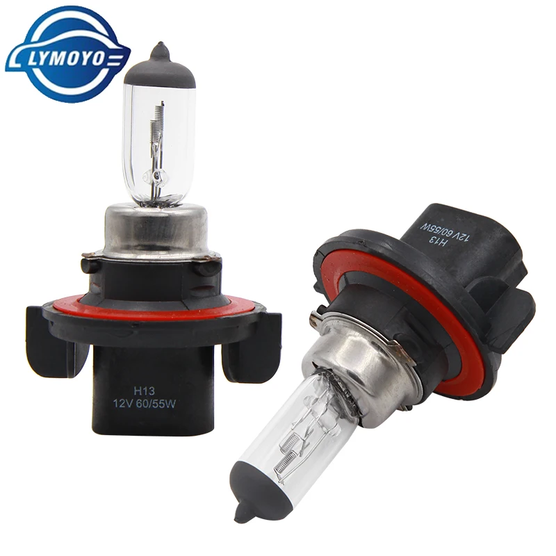 LYMOYO-bombillas halógenas para coche H13 9008 DC12V 60w 55W, luces halógenas xenón Hi/Lo Beam 4500K, faros blancos cálidos, repuesto de lámparas antiniebla automáticas, 2 uds. - AliExpress Automóviles y motocicletas