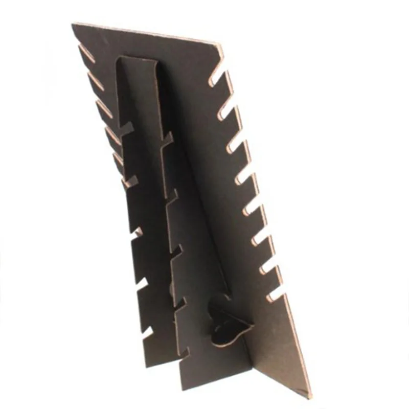 Velvet Earrings Ring Necklace Organizer Ear Studs Jewelry Display Stand Holder Rack Showcase Showcase Rectangle Leather Jewelry Packaging