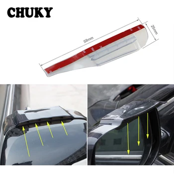 

CHUKY 1x Car Styling Rearview Mirror Rain Eyebrow Visor Shade For Toyota RAV4 Yaris Avensis Acura subaru Volvo S60 s90 xc90 s80