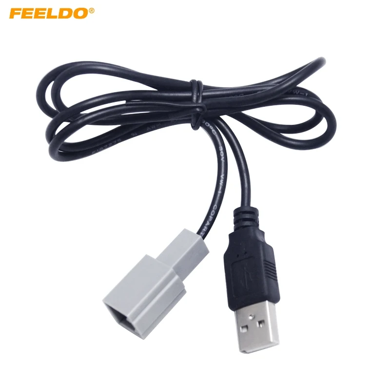 Автомагнитола FEELDO 1 шт. USB-кабель для LEXUS Toyota Camry Reiz RAV4 Mazda CX5 Plug # CT5106 | Автомобили и