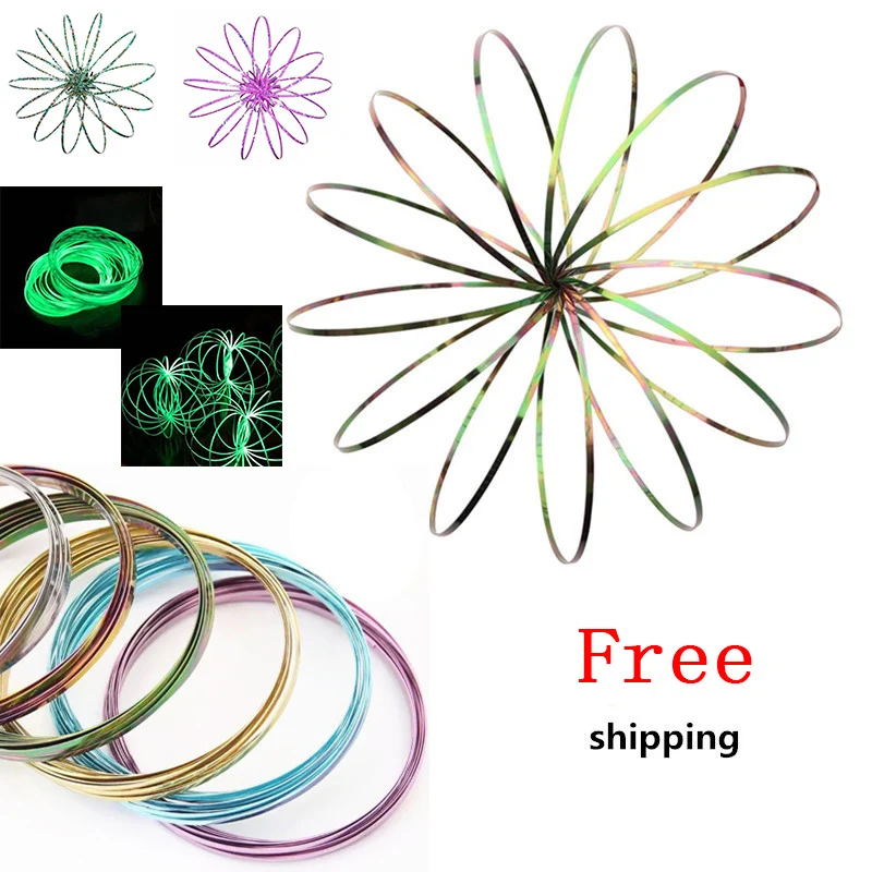 Magic-Ring-Toroflux-Torofluxus-Flowtoy-Amazing-Flow-Ring-Toys-Kinetic-Spring-Toy-Funny-Outdoor-Game-Intelligent