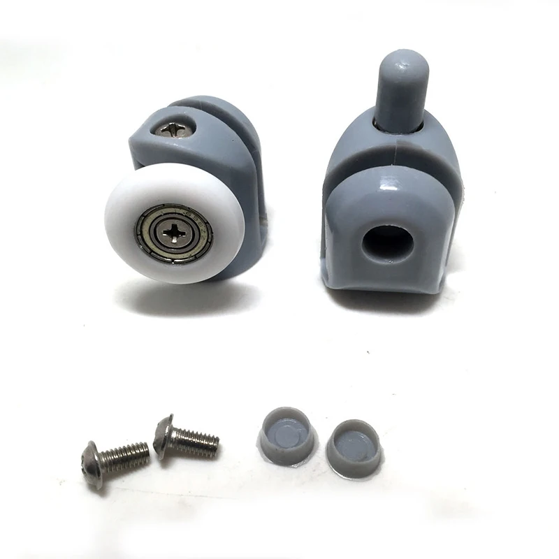 New 1Pair Swing Shower Door Enclosures Rollers Runners Wheels Pulleys