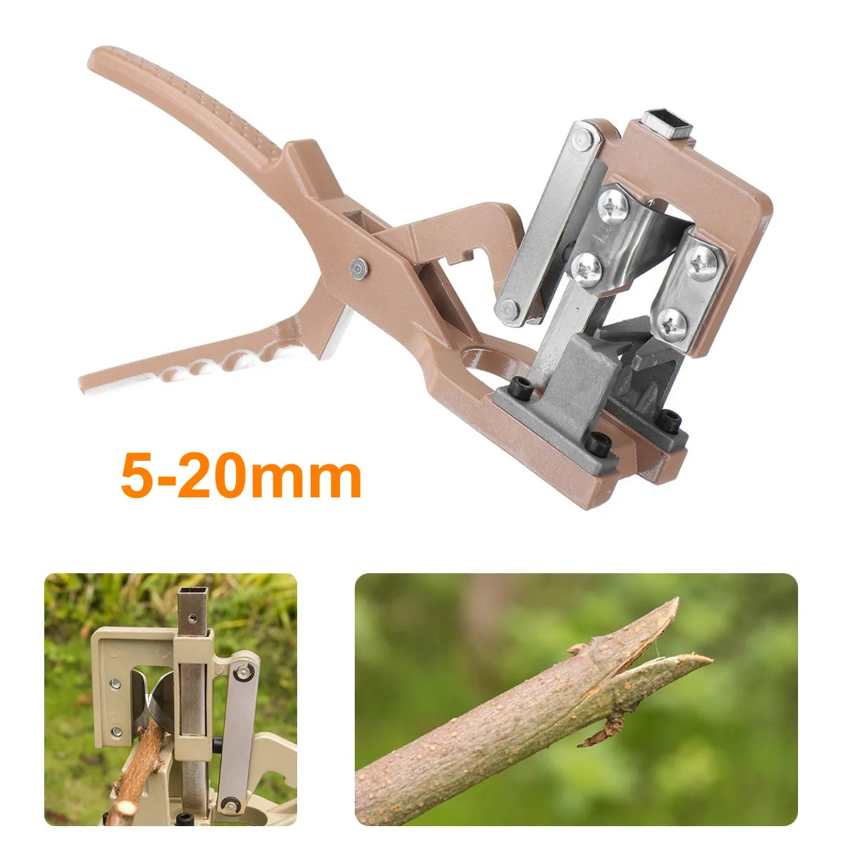 

Garden Fruit Tree Grafting Tools V-Cut Grafting Tool Scissors Cutting Pruning Multifunction Garden Farming Shears Hand Tool SK5
