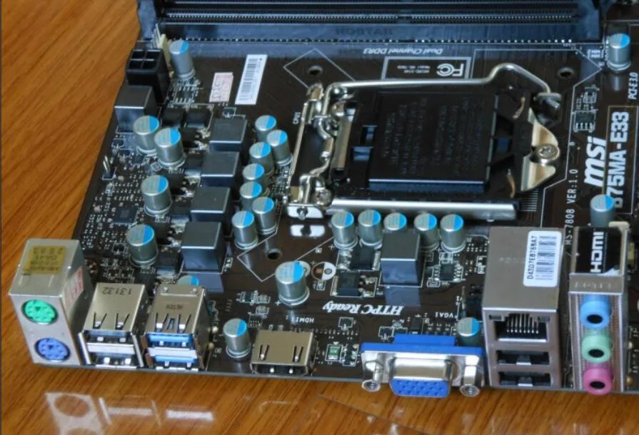  MSI B75MA-E33 original motherboard LGA 1155 DDR3 for i3 i5 i7 cpu 32GB USB3.0 SATA3 B75 Desktop mot