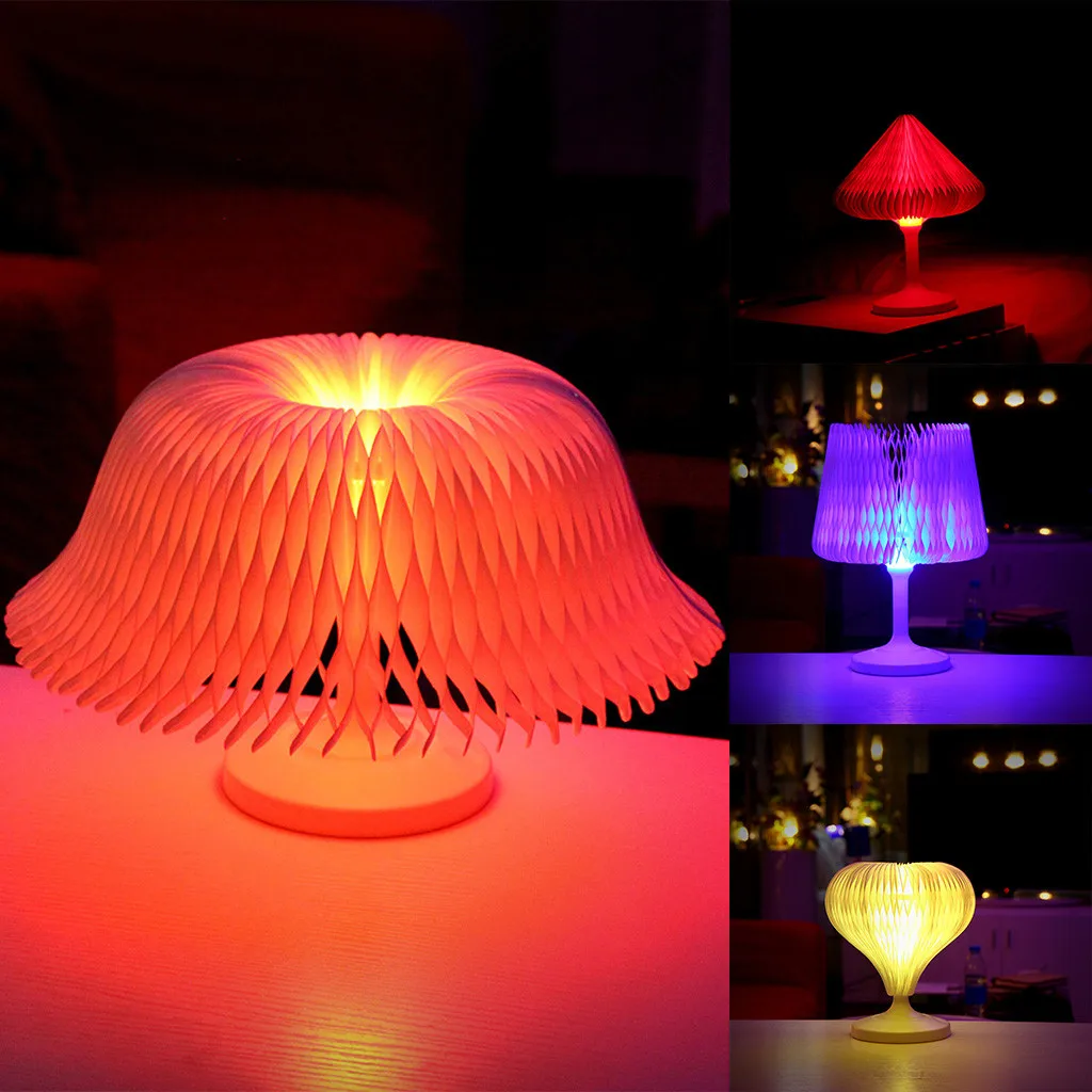 

Colorful and changeable Table lamp USB charging LED folding night light creative star lamp projector adornos para dormitori