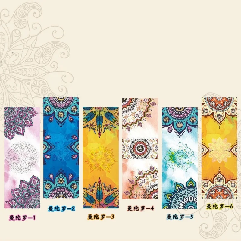 

Mandala Series Printed Yoga Towel Microfiber Mat Towels Sweat Anti-skid Portable Gym Blanket Exercise Yoga Mat Towel Pilates