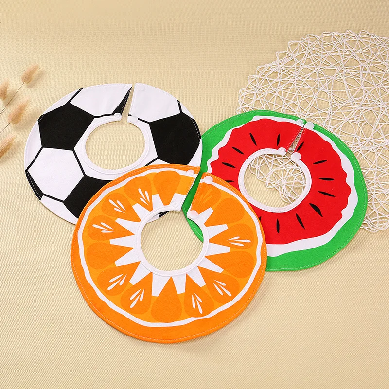 

Cotton Baby Bibs Cute Newborn Bannada Bibs kids cotton 360 degree circular Baby scarf Feeding Bib For Girls boy baby bibs