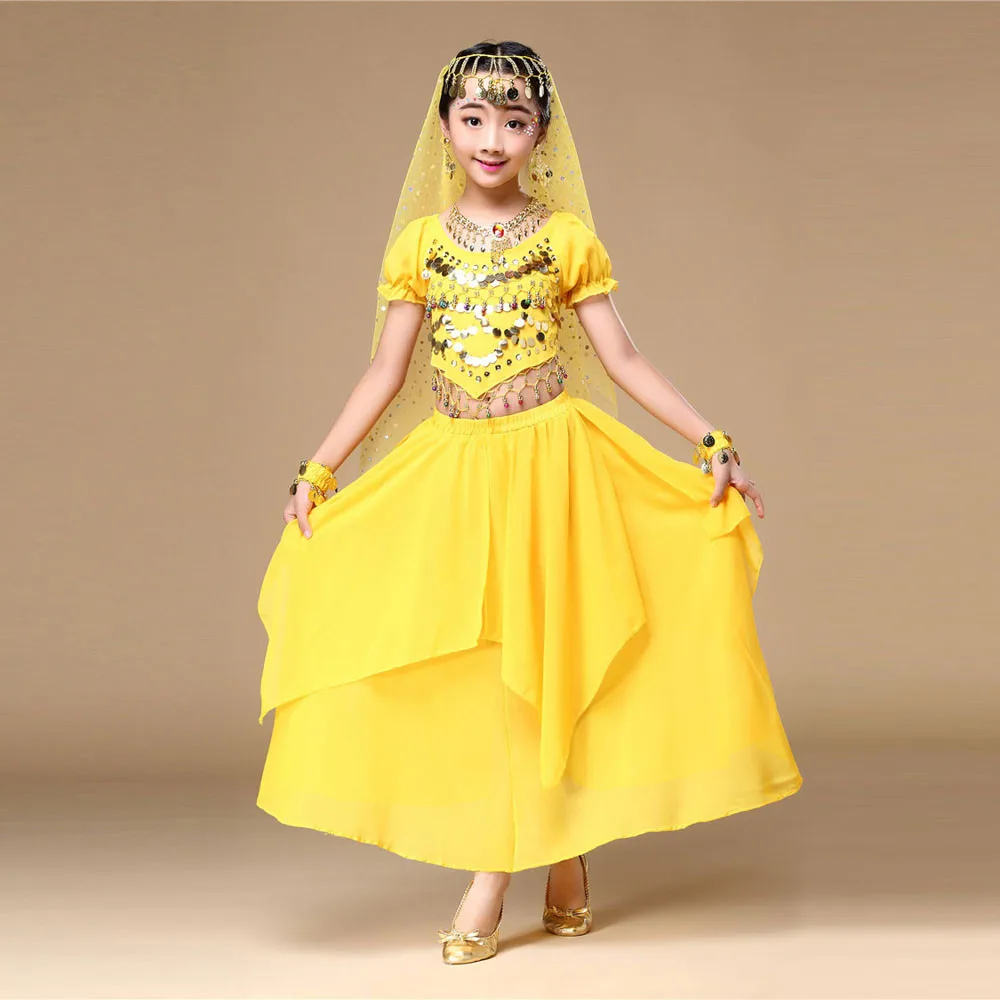 Baby Boys Summer Clothes Set Cotton Kids' Girls Belly Dance Outfit Costume India Dance Clothes