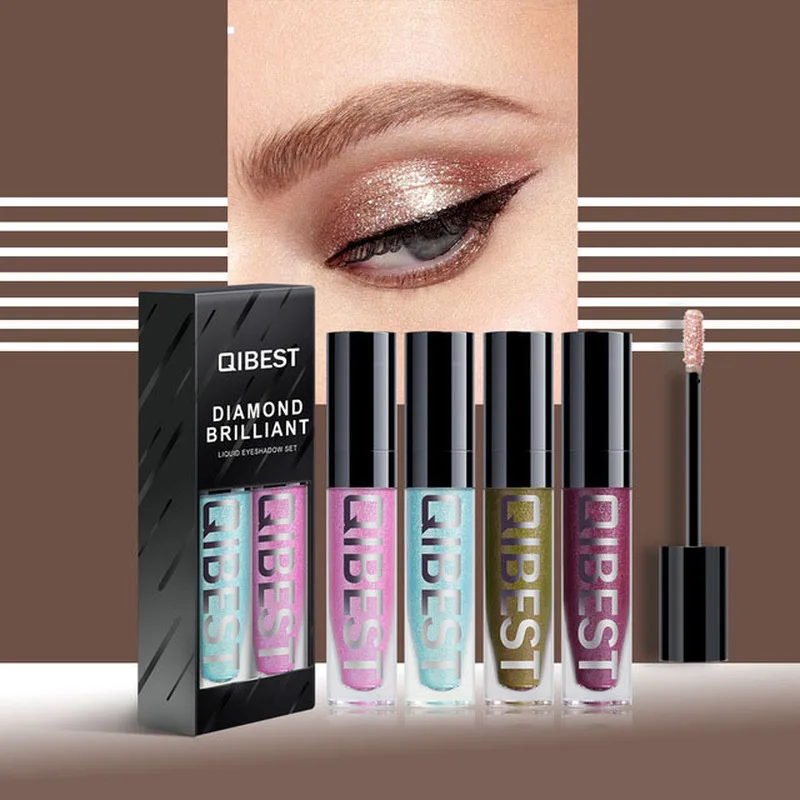 

Bicolor Eyeshadow Liquid Shiny Pearlescent Eye Shadow Diamond Eyeshadow maquiagem profissional completa