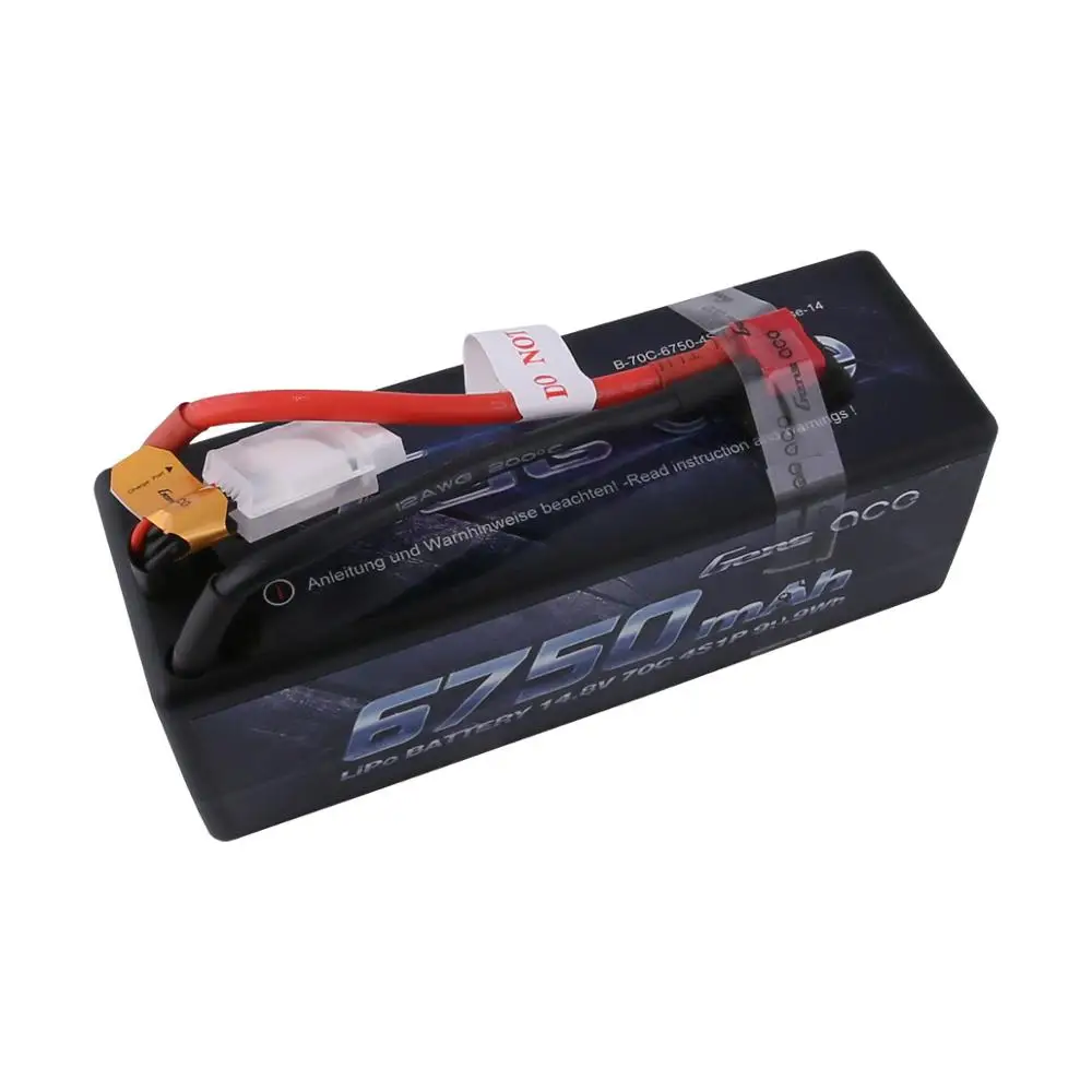 Gens ace 4S 6750 мАч Lipo 14,8 V Батарея пакет 70C XT90 Т-образный штекер для Traxxas X-maxx 1/8 автомобиля Lipo батарея Quad Дрон лодка