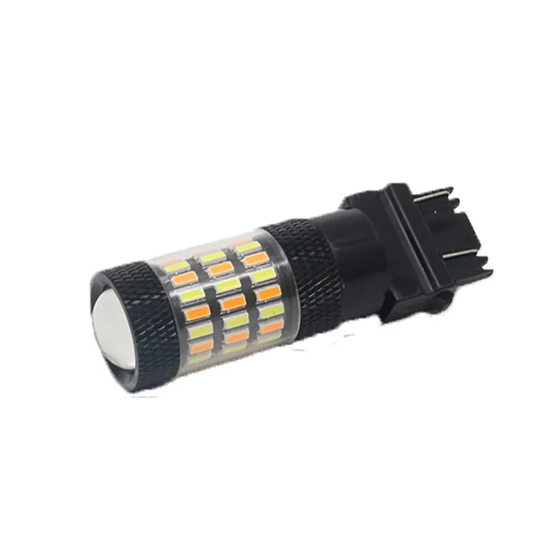 

12V 2.88W/26.4W Two-Color 3157 3014 60SMD LED Turn Signal Reverse Lights For Motorcycle Car Vehicle
