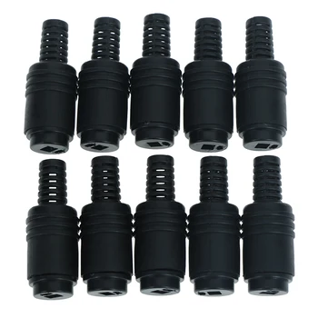 

10Pcs Black 2 Pin Din Female Plug Hifi Loudspeaker Connectors For Speaker