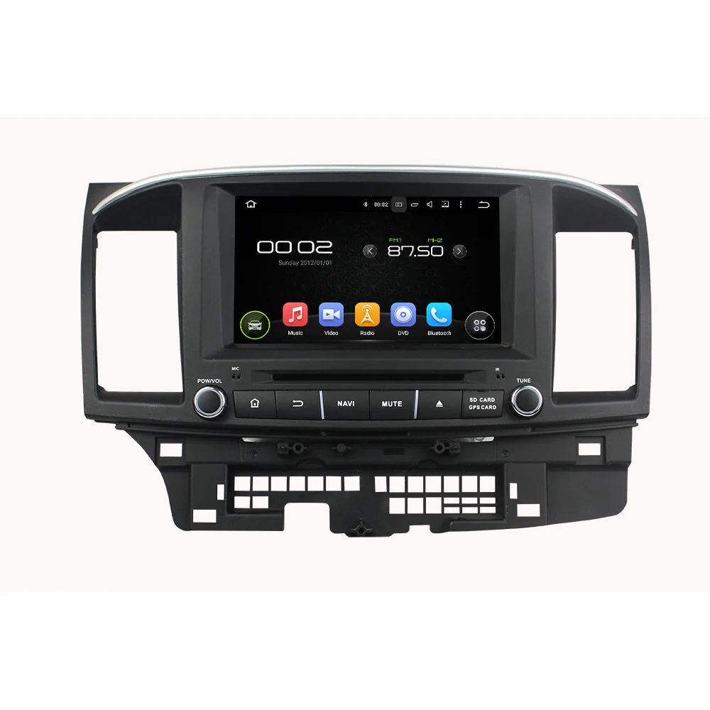 Discount KLYDE 8" 8 Core Android 8.0 For MITSUBISHI Lancer 2014-2015 Car Radio 2+16GB 4+32GB 4+64GB Multimedia Audio Stereo 1024*600 1
