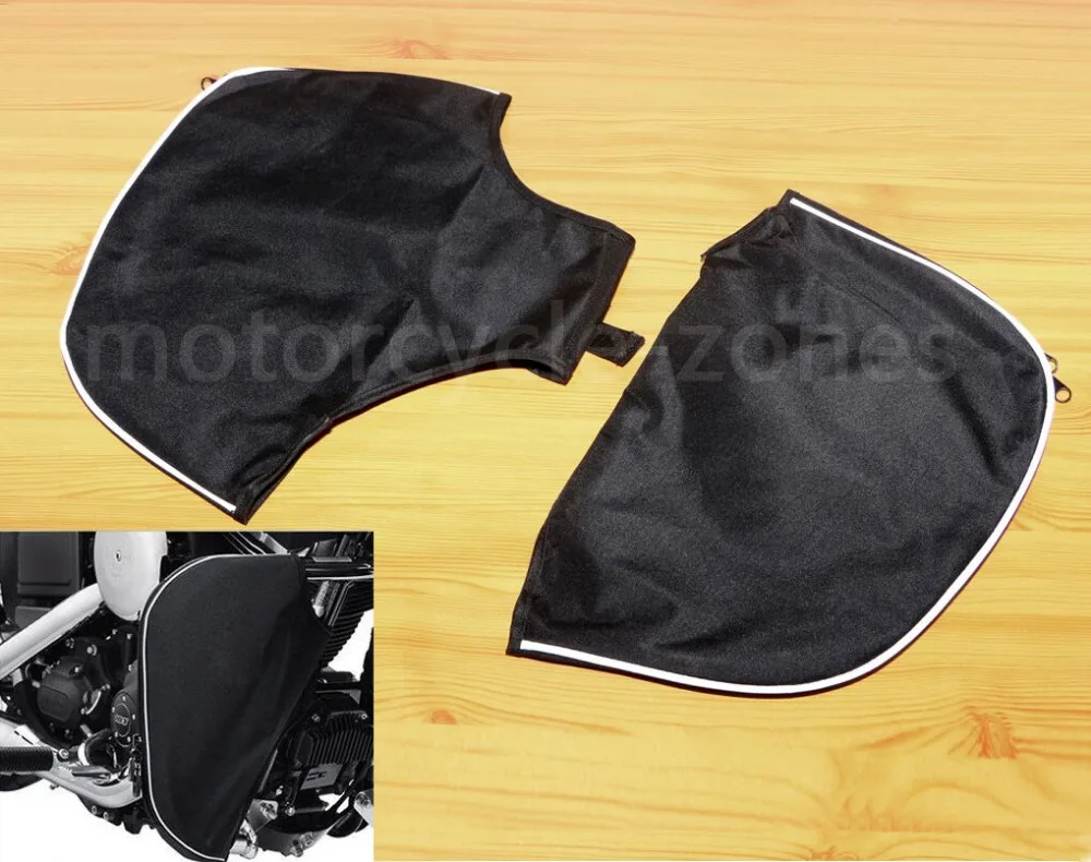 

Black Elephant Ears Leg Warmer Bag Chaps Soft Lowers For Harley Touring Electra Street Glide Road King FLHR 1980 - 2018