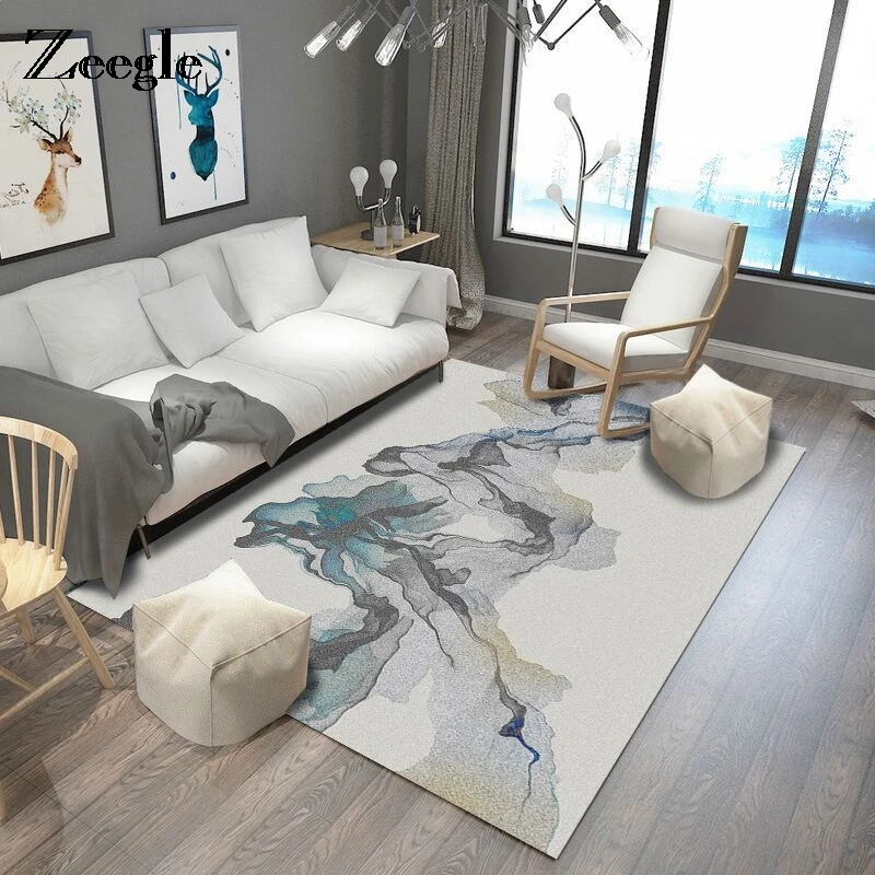 Zeegle коврик в европейском стиле для Гостиная Коврик для пола коврик для ванной для детей Спальня домашние Нескользящие тапочки деко ковер