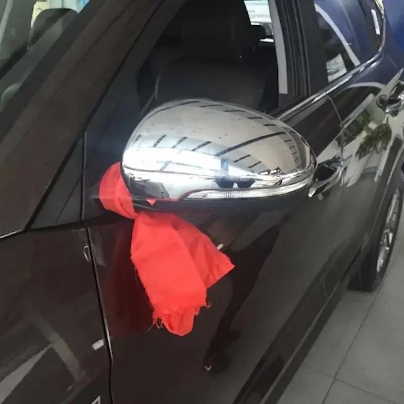 

Для Hyundai Tucson 2016 2017 ABS хромированные внешние боковые дверные зеркальные крышки зеркала заднего вида отделка рамы автомобильные аксессуары