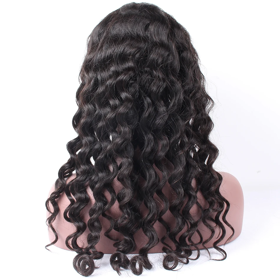 lace front human hair wigs for black women brazilian malaysian indian peruvian virgin hair   (14)
