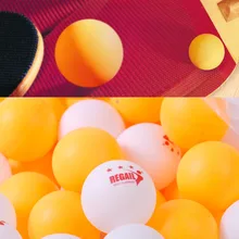 100pc New 3-Stars 40mm White/Orange Olympic Ping Pong Table Tennis Ball for Recreational Sports Part-time Entertainment Activity