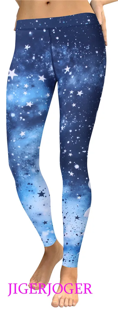 High Waist Dark Blue Full moon legging (2)