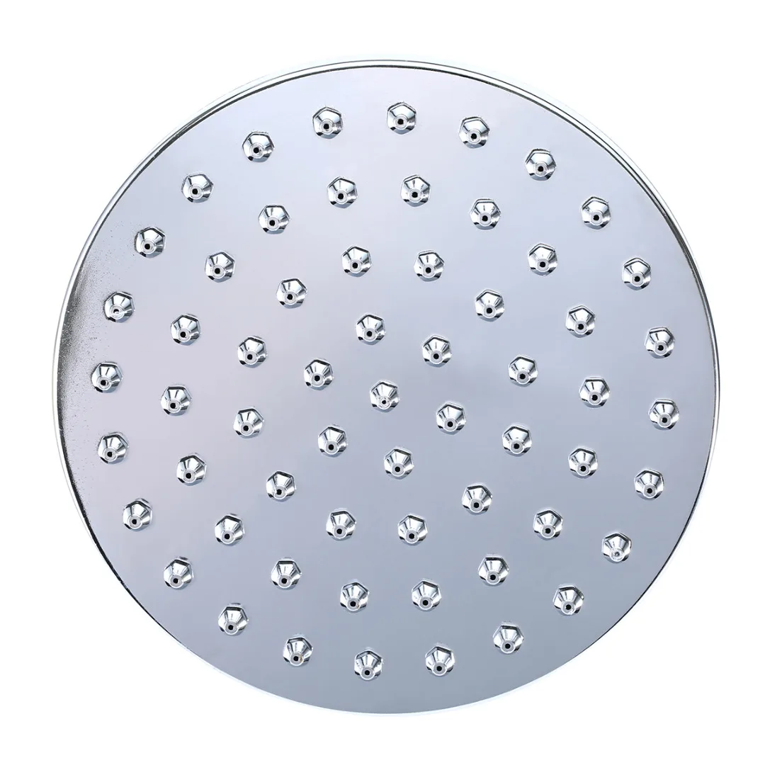 6 Inch Large Ultra-thin Showerheads Rain Round Shower Head Chrome Finish With Swivel Ball Connection For Bath Accessories Mayitr
