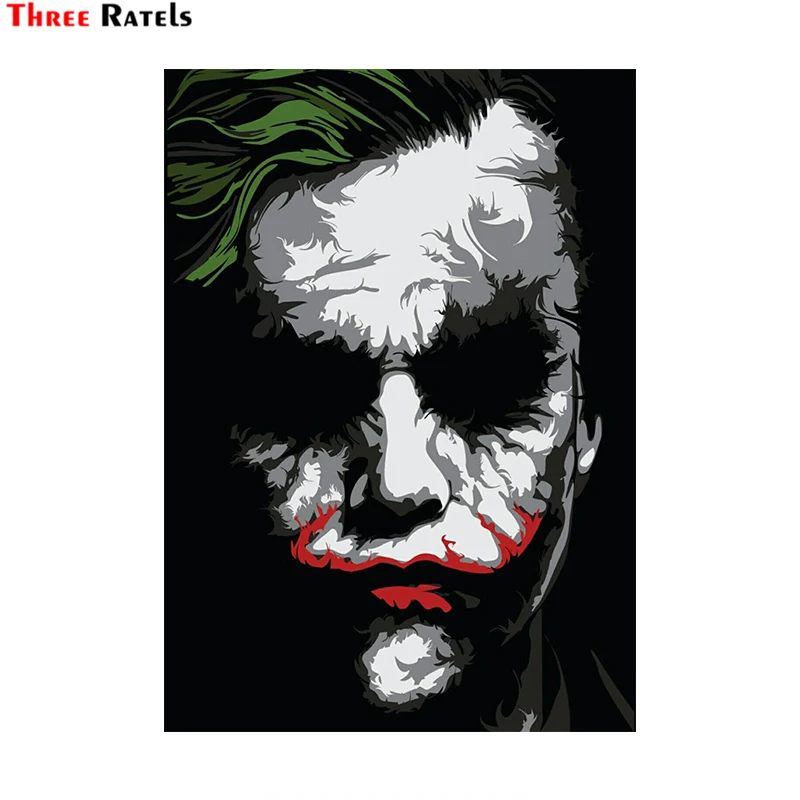 Three Ratels LCS484# 10x14см cole shortridge jokervector полноцветные наклейки на авто машину наклейка